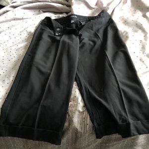 Black dress capris